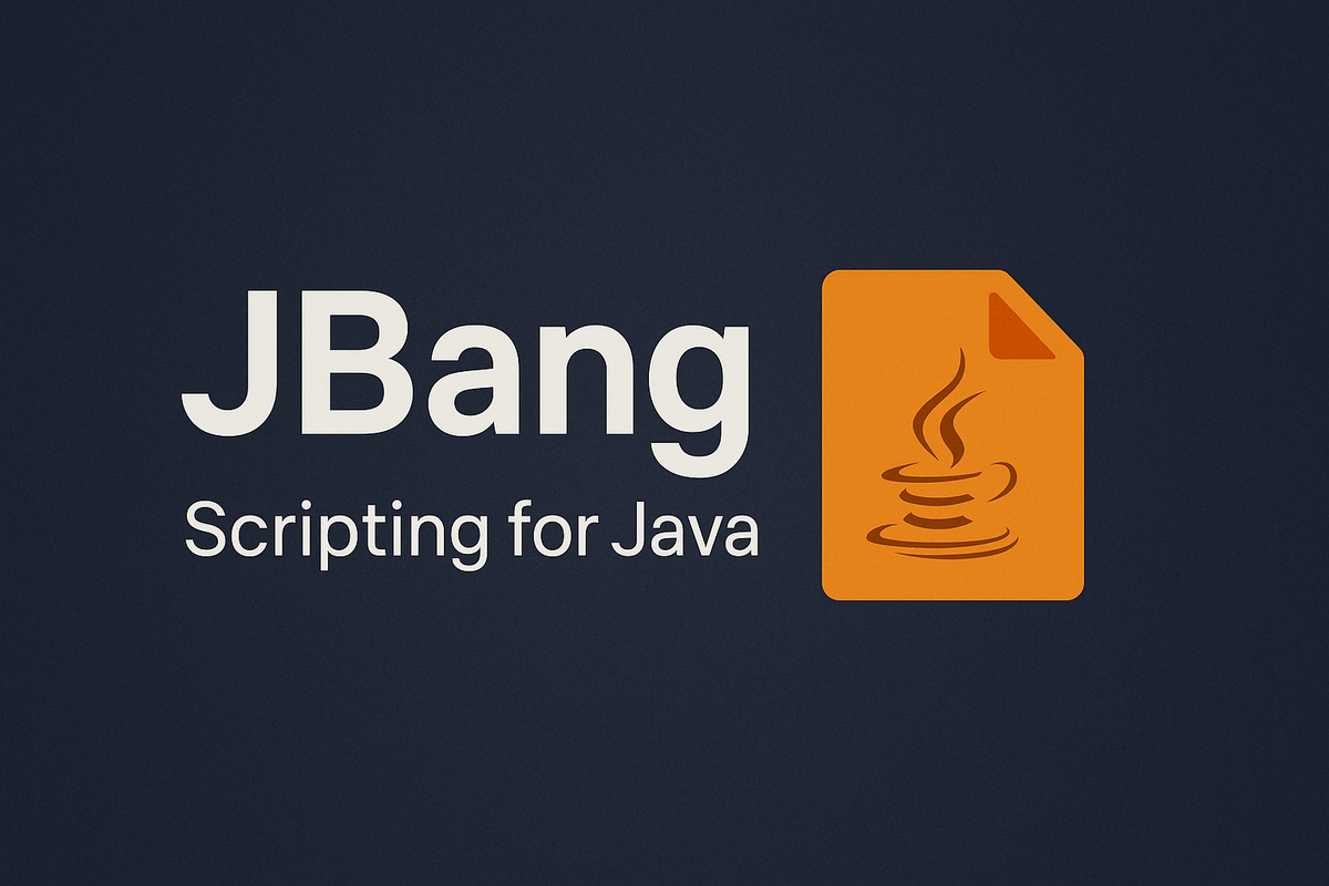 JBang: scripting in Java